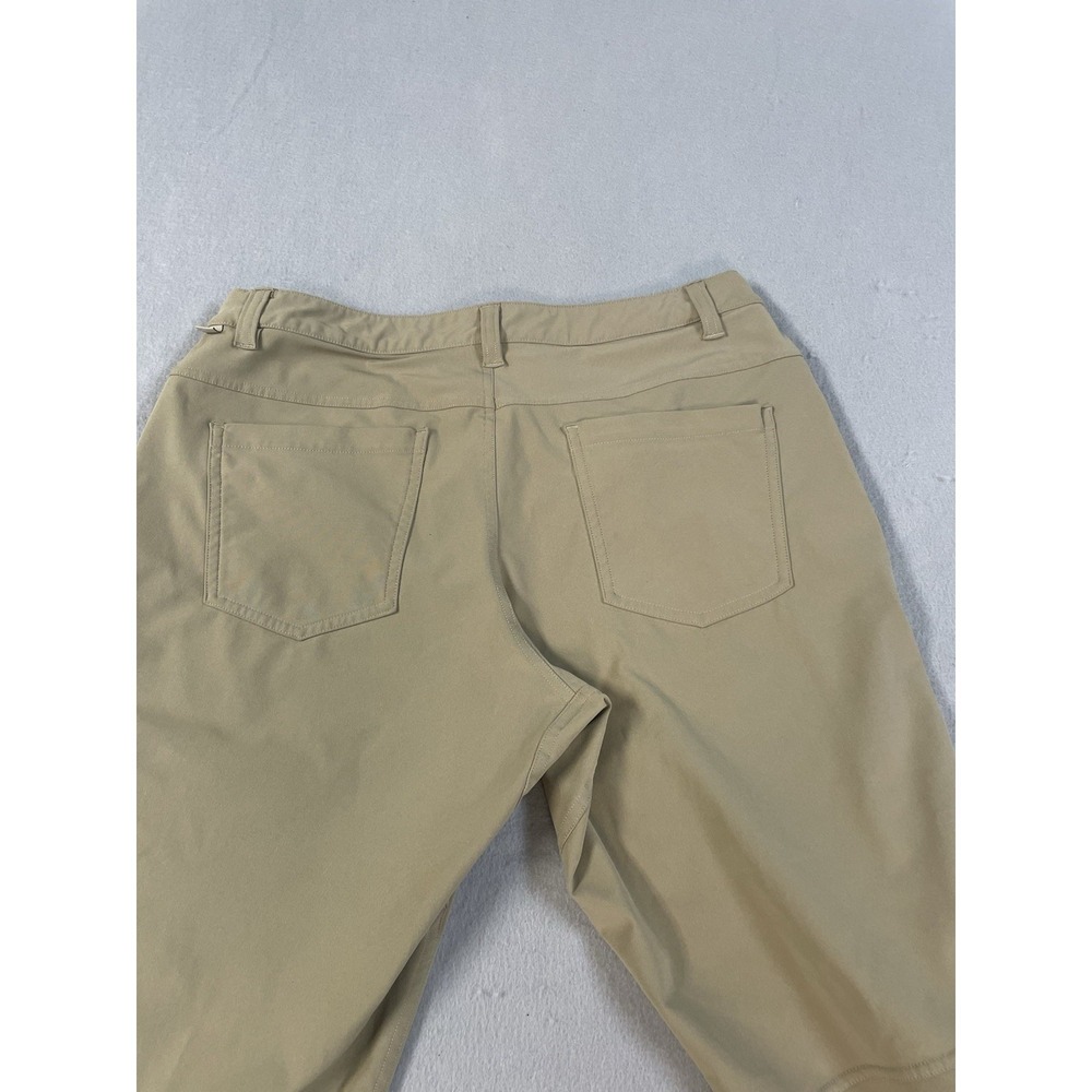 Lululemon Mens Tan Flat‎ Front Pockets Straight Leg Chino Pants Size 31 - Picture 11 of 16